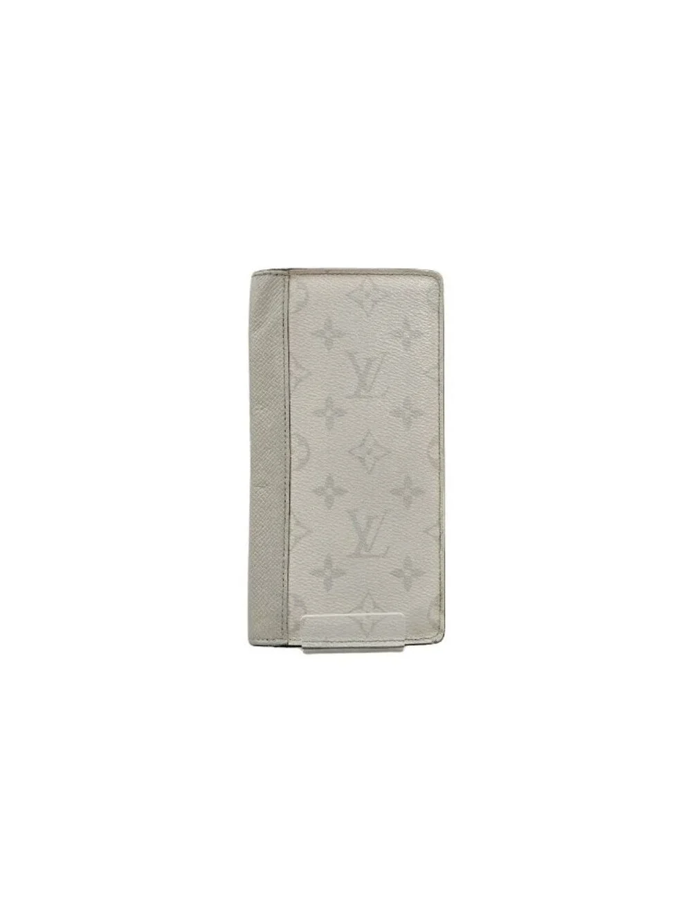 Louis Vuitton Portefeuille Brazza NM Taigarama Bifold Wallet White
